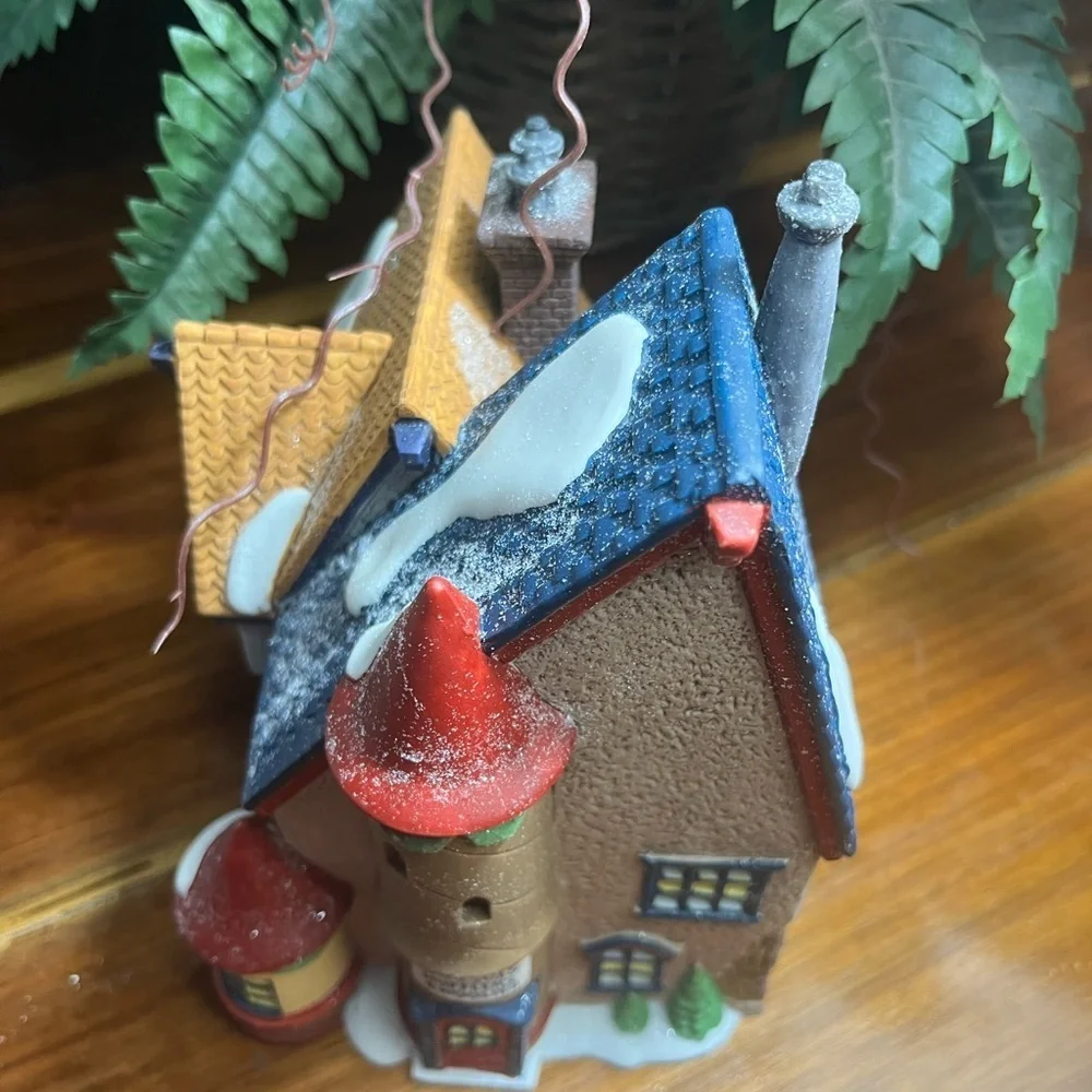 Department 56 Festive Village House with Warm Lights